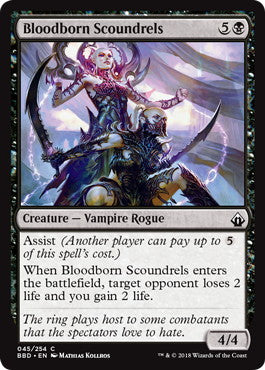 [045]【EN】血生まれの悪人/Bloodborn Scoundrels【BBD】[C][黒]