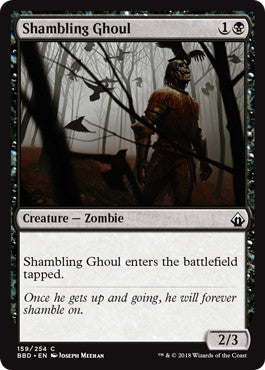 [159]【EN】よろめくグール/Shambling Ghoul【BBD】[C][黒]