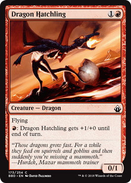 [173]【EN】ドラゴンの雛/Dragon Hatchling【BBD】[C][赤]