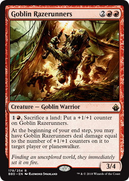 [179]【EN】ゴブリンの壊し走り/Goblin Razerunners【BBD】[R][赤]