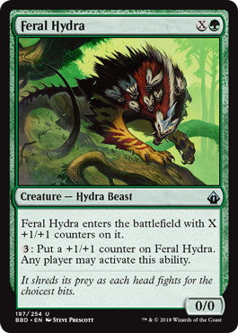 [197]【EN】残忍なハイドラ/Feral Hydra【BBD】[U][緑]