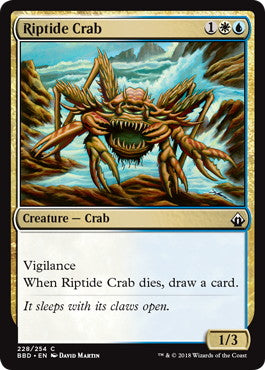 [228]【EN】激浪のカニ/Riptide Crab【BBD】[C][多色]