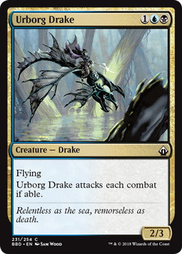 [231]【EN】アーボーグのドレイク/Urborg Drake【BBD】[C][多色]