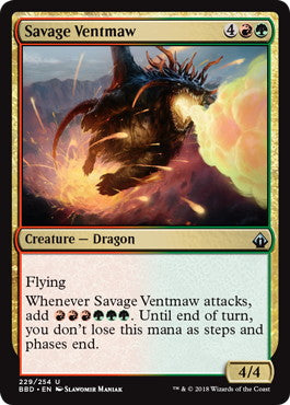 [229]【EN】凶暴な熱口/Savage Ventmaw【BBD】[U][多色]