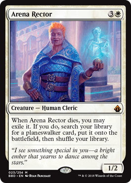 [023]【EN】【FOIL】競技場の首長/Arena Rector【BBD】[M][白]