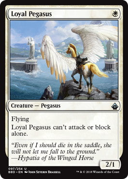 [097]【EN】【FOIL】忠実なペガサス/Loyal Pegasus【BBD】[U][白]