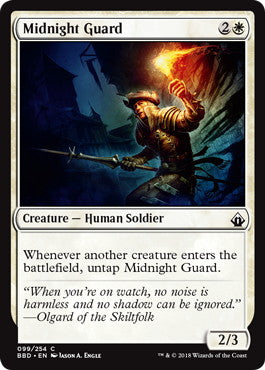 [099]【EN】【FOIL】深夜の護衛/Midnight Guard【BBD】[C][白]