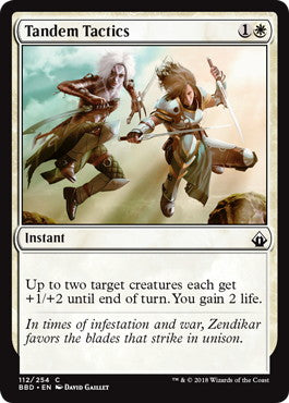 [112]【EN】【FOIL】二人戦術/Tandem Tactics【BBD】[C][白]