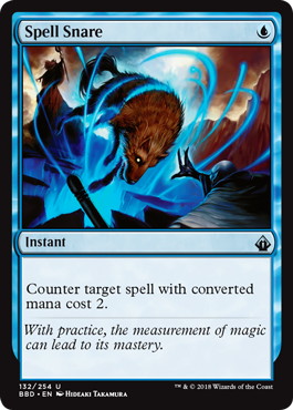 [132]【EN】【FOIL】呪文嵌め/Spell Snare【BBD】[U][青]
