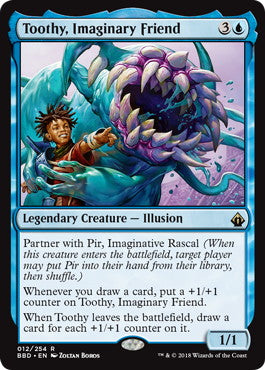 [012]【EN】【FOIL】空想の友人、トゥーシー/Toothy, Imaginary Friend【BBD】[R][青]