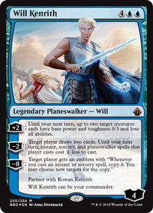 [001]【EN】【FOIL】ウィル・ケンリス/Will Kenrith【BBD】[M][青]