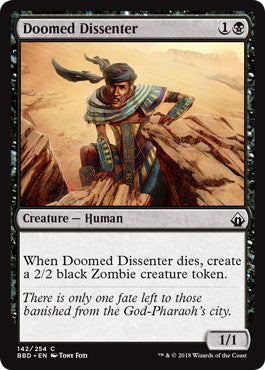 [142]【EN】【FOIL】悪運尽きた造反者/Doomed Dissenter【BBD】[C][黒]