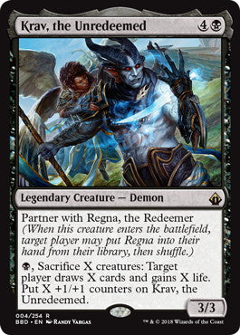 [004]【EN】【FOIL】救われぬ者、クラヴ/Krav, the Unredeemed【BBD】[R][黒]