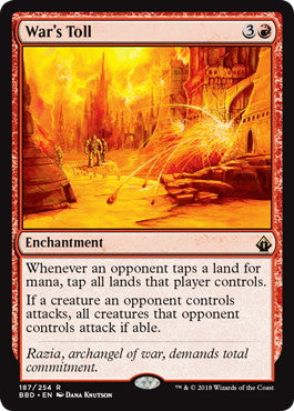 [187]【EN】【FOIL】戦争の代価/War's Toll【BBD】[R][赤]
