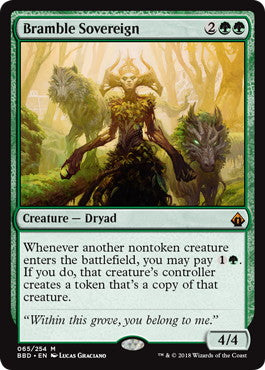 [065]【EN】【FOIL】棘茨の君主/Bramble Sovereign【BBD】[M][緑]