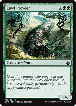 [193]【EN】【FOIL】僧帽地帯をうろつくもの/Cowl Prowler【BBD】[C][緑]