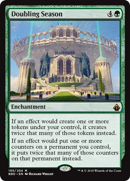 [195]【EN】【FOIL】倍増の季節/Doubling Season【BBD】[M][緑]