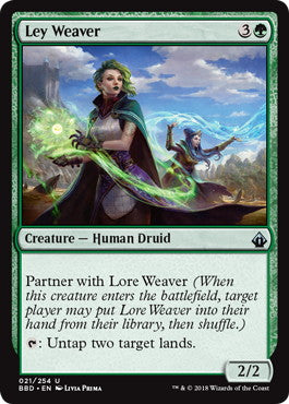 [021]【EN】【FOIL】造化の紡ぎ手/Ley Weaver【BBD】[U][緑]