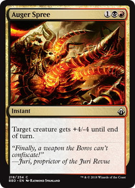 [218]【EN】【FOIL】穴開け三昧/Auger Spree【BBD】[C][多色]
