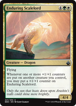 [221]【EN】【FOIL】忍耐の鱗王/Enduring Scalelord【BBD】[U][多色]