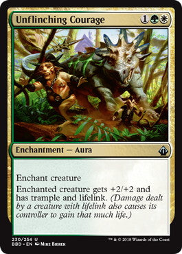 [230]【EN】【FOIL】ひるまぬ勇気/Unflinching Courage【BBD】[U][多色]