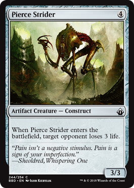 [244]【EN】【FOIL】貫く徘徊者/Pierce Strider【BBD】[C][茶]