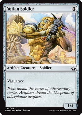 [249]【EN】【FOIL】ヨーティアの兵/Yotian Soldier【BBD】[C][茶]