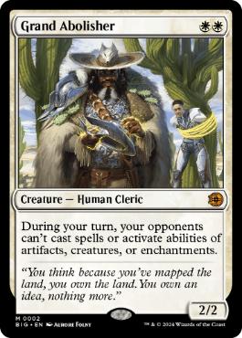 [002]【EN】堂々たる撤廃者/Grand Abolisher【BIG】[M][白]