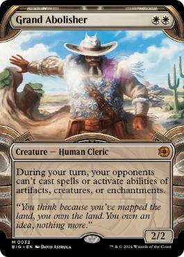 [032]【EN】■ショーケース■堂々たる撤廃者/Grand Abolisher【BIG】[M][白]