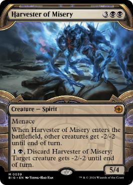 [039]【EN】■ショーケース■苦難の収穫者/Harvester of Misery【BIG】[M][黒]