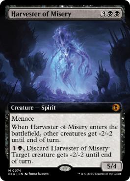 [074]【EN】■拡張アート■苦難の収穫者/Harvester of Misery【BIG】[M][黒]