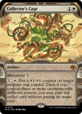 [031]【EN】【FOIL】■ショーケース■収集家の檻/Collector's Cage【BIG】[M][白]