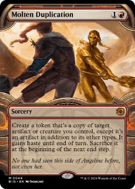 [044]【EN】【FOIL】■ショーケース■溶鉄の複製/Molten Duplication【BIG】[M][赤]