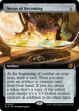 [090]【EN】【FOIL】■拡張アート■適合の結節点/Nexus of Becoming【BIG】[M][茶]