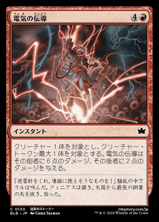 [130]【JP】【FOIL】電気の伝導/Conduct Electricity【BLB】[C][赤]