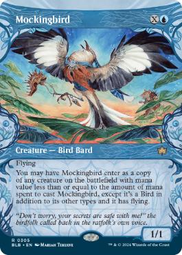 [305]【EN】■ショーケース■マネドリ/Mockingbird【BLB】[R][青]