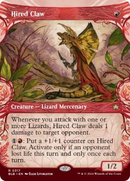 [317]【EN】■ショーケース■雇われ爪/Hired Claw【BLB】[R][赤]