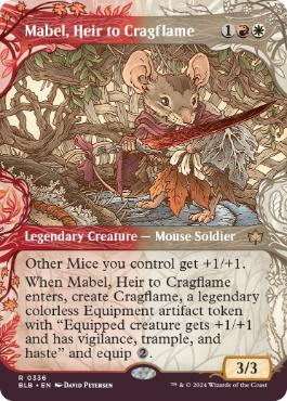 [336]【EN】■ショーケース■岩山炎の後継者、メイブル/Mabel, Heir to Cragflame【BLB】[R][多色]