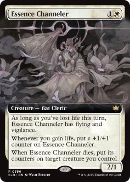 [356]【EN】【FOIL】■拡張アート■本質の媒介者/Essence Channeler【BLB】[R][白]