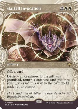 [298]【EN】【FOIL】■ショーケース■落星の祈祷/Starfall Invocation【BLB】[R][白]