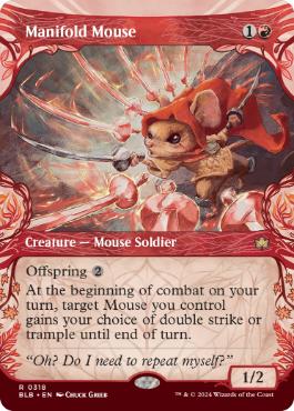 [318]【EN】【FOIL】■ショーケース■多様な鼠/Manifold Mouse【BLB】[R][赤]