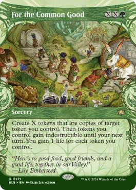 [321]【EN】【FOIL】■ショーケース■共通の利益のために/For the Common Good【BLB】[R][緑]