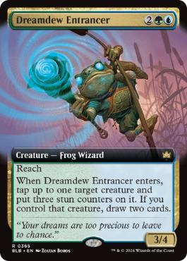 [365]【EN】【FOIL】■拡張アート■夢露の幻惑者/Dreamdew Entrancer【BLB】[R][多色]