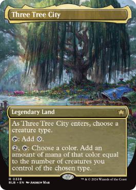 [338]【EN】【FOIL】■ボーダーレス■三本木市/Three Tree City【BLB】[R][土地]