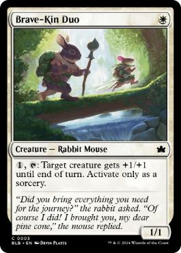 [003]【EN】勇敢族の二人組/Brave-Kin Duo【BLB】[C][白]