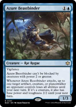 [041]【EN】群青の獣縛り/Azure Beastbinder【BLB】[R][青]