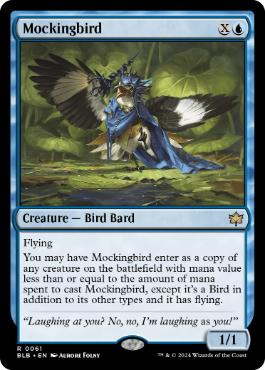 [061]【EN】マネドリ/Mockingbird【BLB】[R][青]