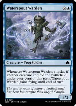 [080]【EN】竜巻の番人/Waterspout Warden【BLB】[C][青]