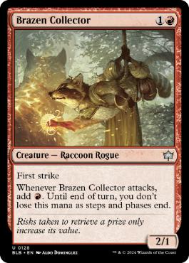 [128]【EN】厚顔な収集者/Brazen Collector【BLB】[U][赤]