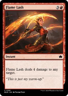 [391]【EN】炎の鞭打ち/Flame Lash【BLB】[C][赤]